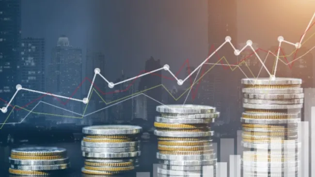 graph showing increases